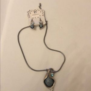 Earrings & necklace